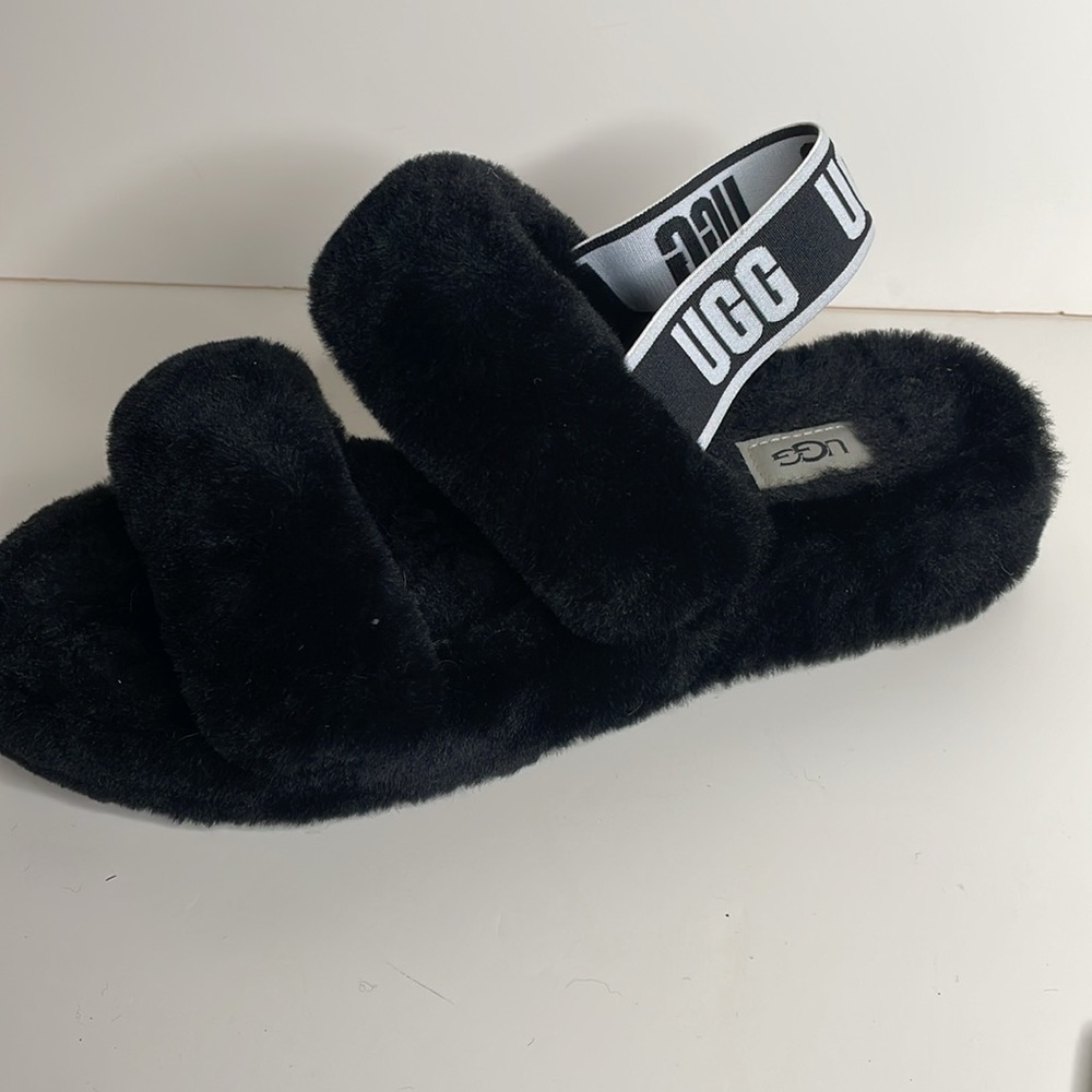 Ugg fuzzy yeah, fluff slippers size 10 - Picture 5 of 7